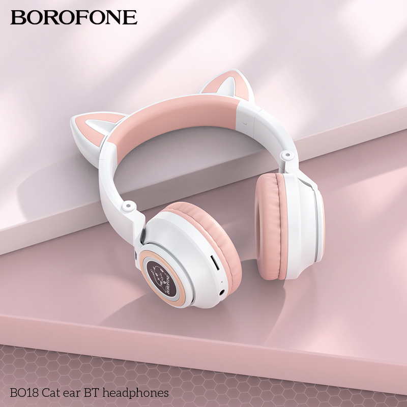 BOROFONE BO18 cat-ear wireless headphones Bluetooth 5.0 NZ 3
